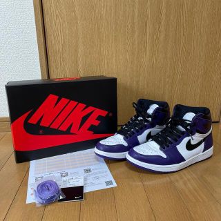 ナイキ(NIKE)のAIR JORDAN 1 HIGH OG "COURT PURPLE 2020(スニーカー)