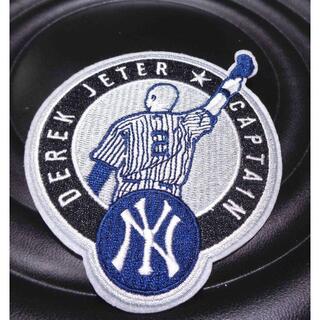 主将MLB新品ジーターJeterニューヨーク・ヤンキース#２野球ワッペン紺白(応援グッズ)