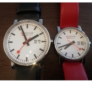 宮ハエ205様専用 MONDAINE  スイス国鉄オフィシャル鉄道ウォッチ(腕時計(アナログ))