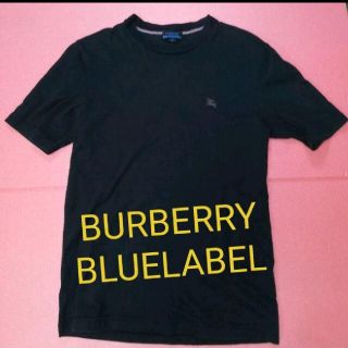 バーバリーブルーレーベル(BURBERRY BLUE LABEL)の大人気★BURBERRYバーバリーブルーレーベル★ホースロゴ入りカットソー★S(カットソー(半袖/袖なし))