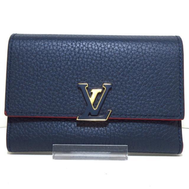 全ての LOUIS VUITTON - ルイヴィトン 3つ折り財布 カプシーヌ美品