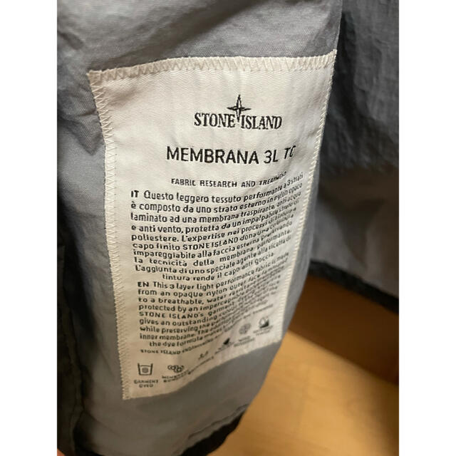 美品 STONE ISLAND MEMBRANA 3L TC Sサイズ ブラック