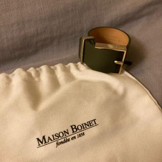 トゥモローランド(TOMORROWLAND)のMAISON BOINET レザーバングル(ブレスレット/バングル)