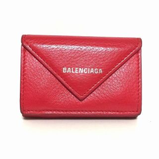 バレンシアガ(Balenciaga)のバレンシアガ 3つ折り財布 391446 レッド(財布)