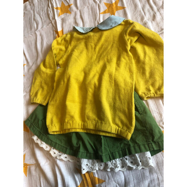 Petit jam(プチジャム)のプチジャム 120 スカパン 長袖 鉛筆 キッズ/ベビー/マタニティのキッズ服女の子用(90cm~)(Tシャツ/カットソー)の商品写真