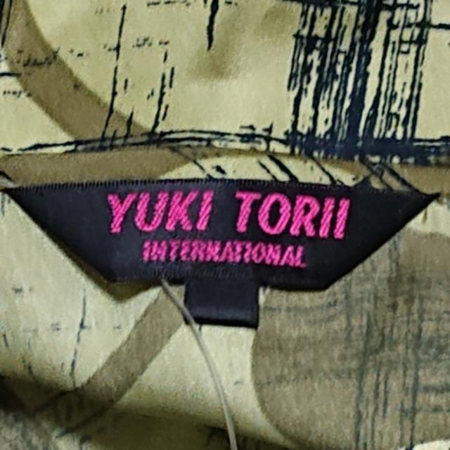 YUKI TORII INTERNATIONAL(ユキトリイインターナショナル)のユキトリイ 七分袖シャツブラウス 40 M - レディースのトップス(シャツ/ブラウス(長袖/七分))の商品写真