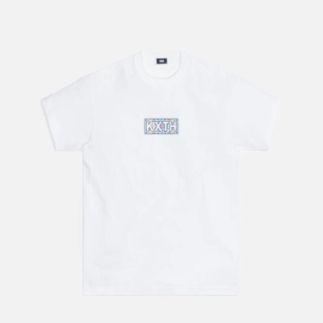 Kith Blue Moroccan Tile Classic Logo Tee