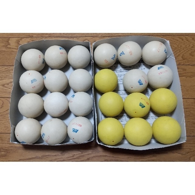 ソフトテニスボール中古品(2ダース·24球) | フリマアプリ ラクマ