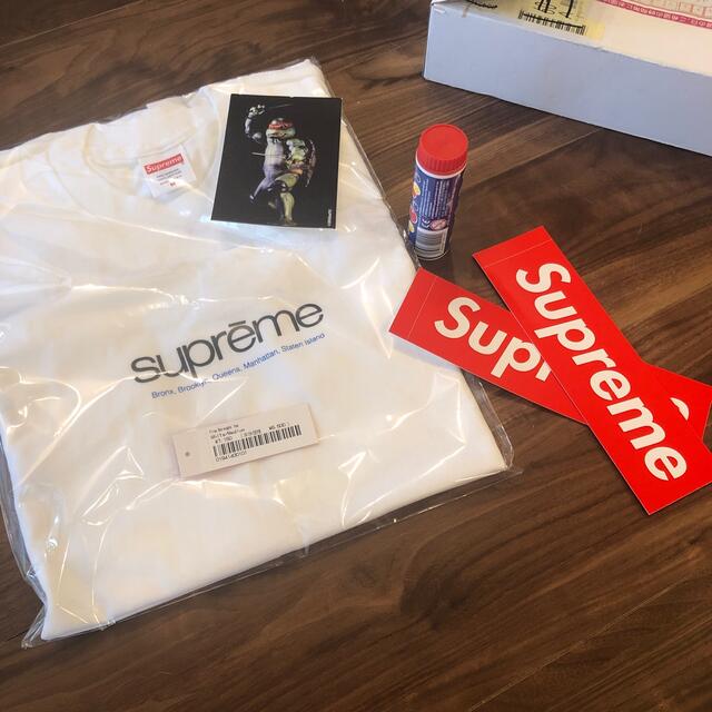 Supreme Five Boroughs Tee White/M