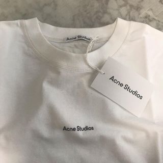 アクネ(ACNE)の新品　Acne Studios ホワイトTシャツ(Tシャツ(半袖/袖なし))