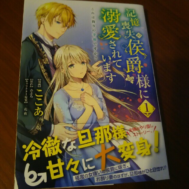 帯付き☆記憶喪失の侯爵様に溺愛されています これは偽りの幸福ですか？ １ エンタメ/ホビーの漫画(その他)の商品写真