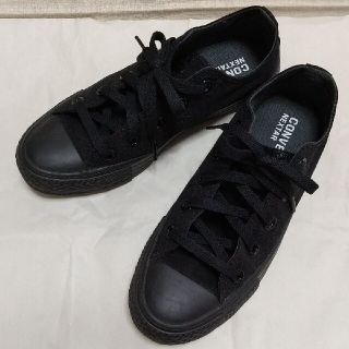 コンバース(CONVERSE)の【専用】コンバース ローカット スニーカー 22cm 黒(スニーカー)