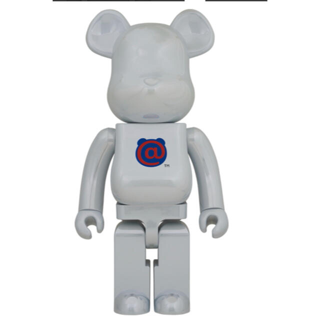 BE@RBRICK 1st MODEL WHITE CHROME 1000％