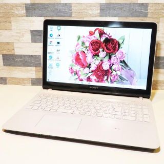 ソニー(SONY)の【SSDだから早い】VAIO/人気/薄型/WEBカメラ/ノートパソコン(ノートPC)