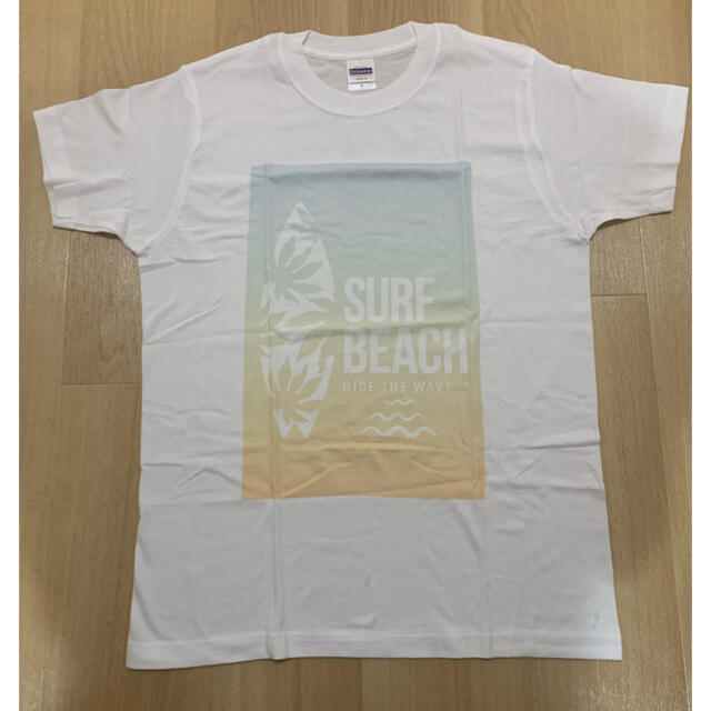 処分価格☆Tシャツ　Sサイズ surf beach ホワイト  06 メンズのトップス(Tシャツ/カットソー(半袖/袖なし))の商品写真