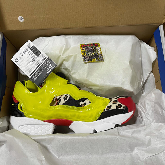 Reebok(リーボック)のFZ4432 インスタポンプフューリー atmos Citron Animal メンズの靴/シューズ(スニーカー)の商品写真