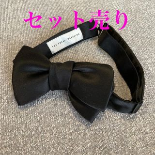 ヴェラウォン(Vera Wang)のトリートドレッシング蝶ネクタイ　白チーフセット(ネクタイ)