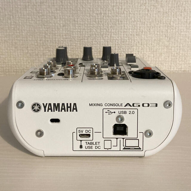 ヤマハ(ヤマハ)のYAMAHA AG03 楽器のDTM/DAW(オーディオインターフェイス)の商品写真