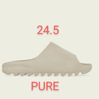 アディダス(adidas)のadidas yeezy slide PURE 24.5(サンダル)