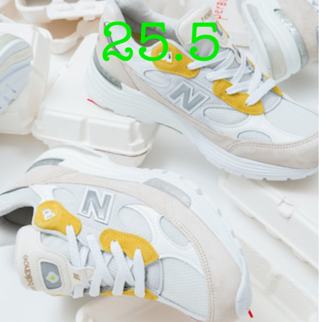 New Balance(ニューバランス)の25.5  PAPERBOY × NEW BALANCE 992 M992PB1 メンズの靴/シューズ(スニーカー)の商品写真