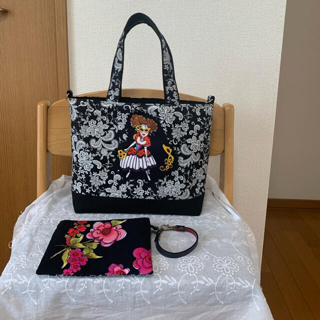 ロラライハリス トートバッグ&ポーチ ハンドメイド ずっと気になって
