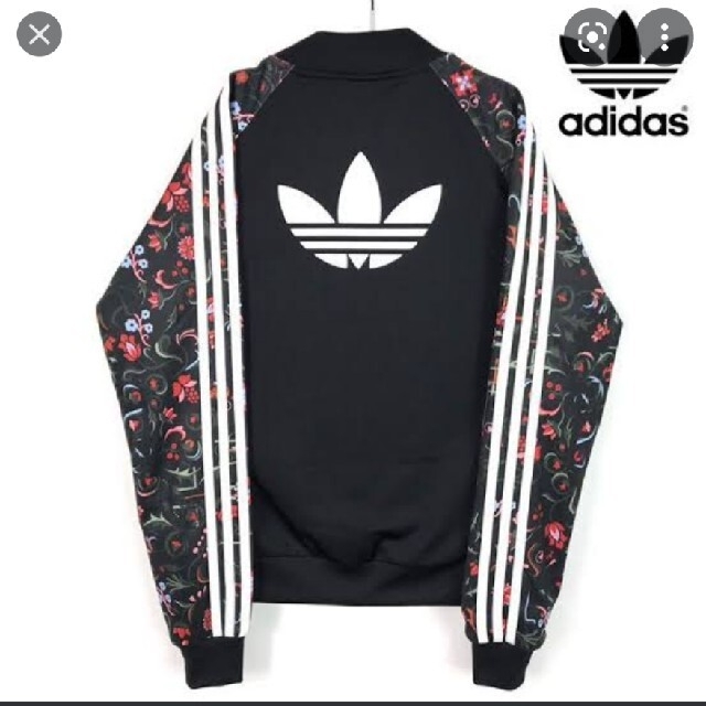 試着のみ美品　adidas　花柄　パーカー