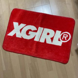 エックスガール(X-girl)のX-girlロゴ ラグ(その他)