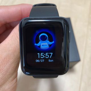 【保護フィルム付】Xiaomi Mi Watch Lite(ブラック) (腕時計(デジタル))