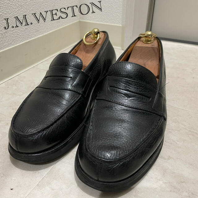 レア品‼️J.M.WESTON 180シグニチャーローファー シボ革-