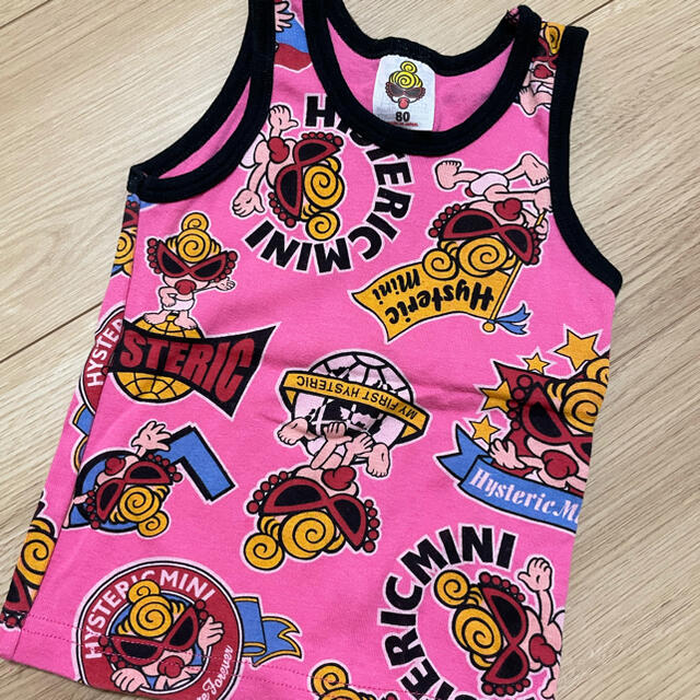 HYSTERIC MINI(ヒステリックミニ)のヒステリックミニ　タンクトップ　80 キッズ/ベビー/マタニティのベビー服(~85cm)(タンクトップ/キャミソール)の商品写真