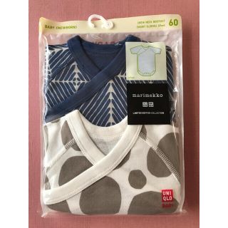 マリメッコ(marimekko)の新品　未使用　marimekko UNIQLO ロンパース(ロンパース)