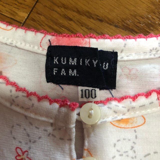 kumikyoku（組曲）(クミキョク)のチュニック・100 キッズ/ベビー/マタニティのキッズ服女の子用(90cm~)(ワンピース)の商品写真