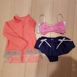 水着 女の子　80　3点セット　美品(水着)