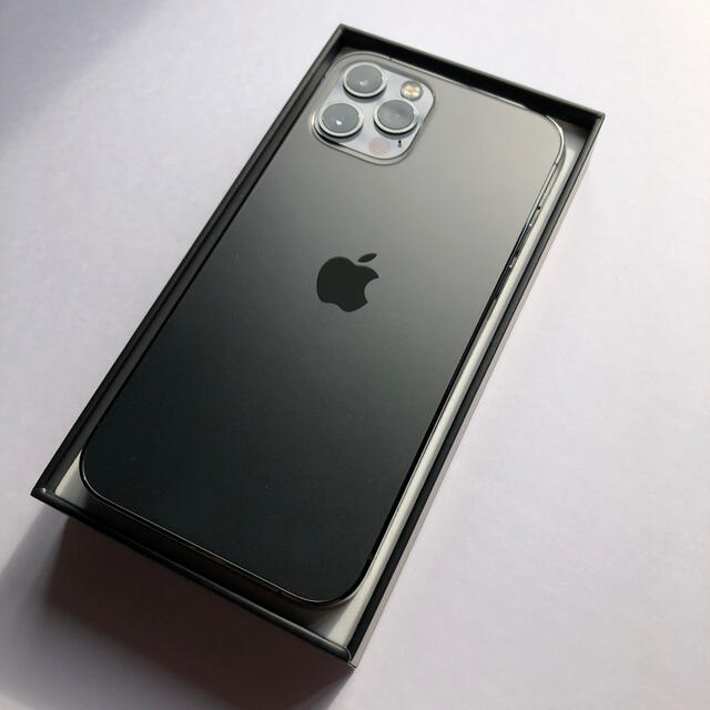 Apple iPhone 12 Pro 256GB グラファイトの通販 by ぽん｜アップルならラクマ - SIMフリー 国産豊富な