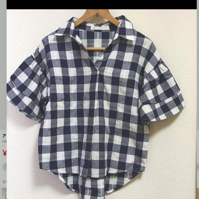AS KNOW AS(アズノウアズ)のアズノウアズ　ブロックチェックシャツ レディースのトップス(シャツ/ブラウス(半袖/袖なし))の商品写真