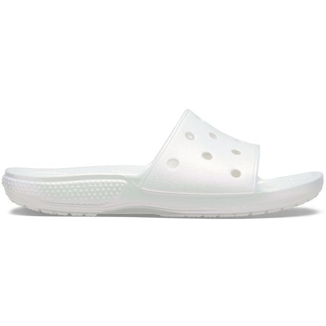 crocs(クロックス)の25cm クラシック クロックス イリディセント スライド ホワイト メンズの靴/シューズ(サンダル)の商品写真