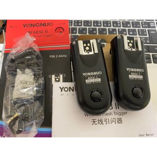 YONGNUO RF603C II 2.4GHz技適マーク付中古品　キヤノン用(ストロボ/照明)