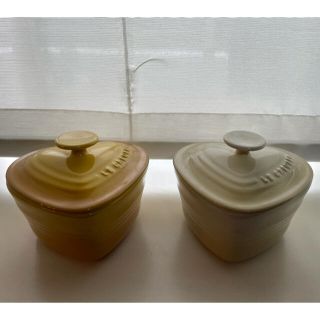 ルクルーゼ(LE CREUSET)のル・クルーゼラムカンダムール2個セット(小物入れ)