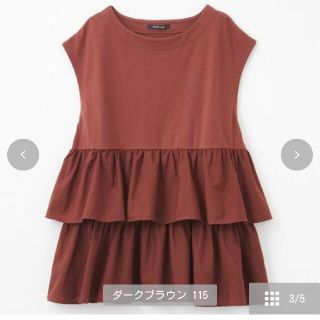 シマムラ(しまむら)のティアードチュニック👚MUMU×しまむら大きいサイズ(カットソー(半袖/袖なし))