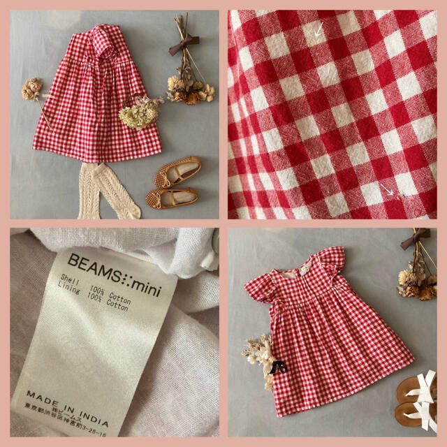 BEAMS(ビームス)の❁⃘かおママさまご専用です*̩̩̥୨୧˖ キッズ/ベビー/マタニティのキッズ服女の子用(90cm~)(ワンピース)の商品写真