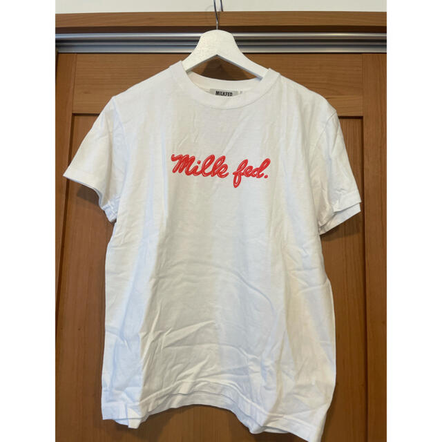 MILKFED.(ミルクフェド)のmilkfed ロゴ　Tシャツ レディースのトップス(Tシャツ(半袖/袖なし))の商品写真