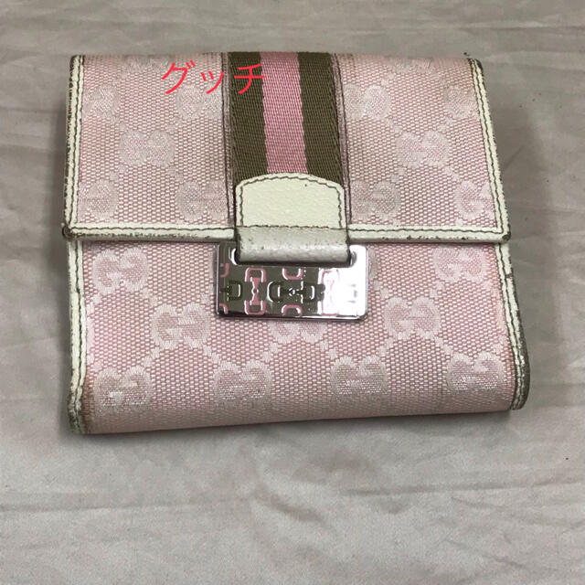 Gucci(グッチ)のＧＵＣＣＩ　グッチ　ＧＧ　Ｗホック　２つ折り財布　【正規品】 レディースのファッション小物(財布)の商品写真