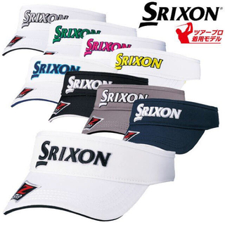 Srixon - スリクソン　ツアープロ着用モデル  ゴルフバイザー  ブラック