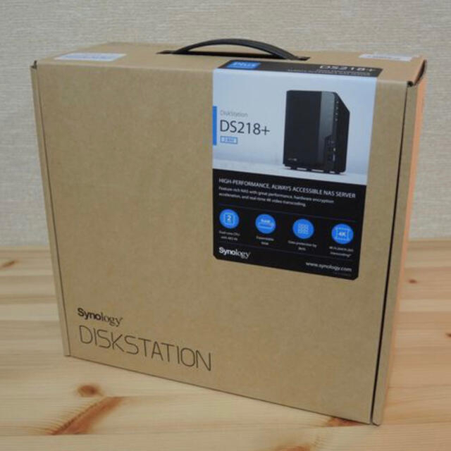 PC/タブレット値下*超美品 Synology NAS DS218+ MEM10G HDD9TB