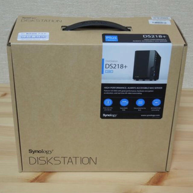 値下*超美品 Synology NAS DS218+ MEM10G HDD9TB 1