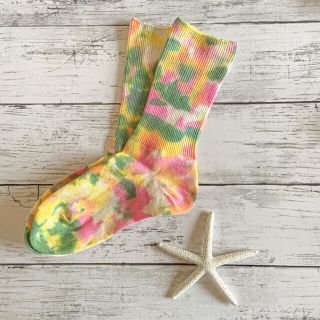 Tie dye dyeing socks(ソックス)