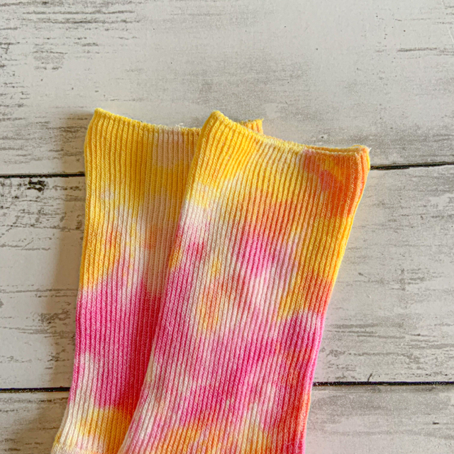 Tie dye dyeing socks レディースのレッグウェア(ソックス)の商品写真