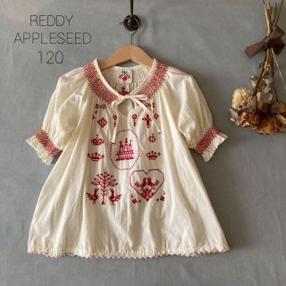 レディーアップルシード(REDDY APPLESEED)のレディーアップルシード｜クラシカル ステッチ刺繍✯チュニックブラウス*̩̩̥୨୧(ブラウス)