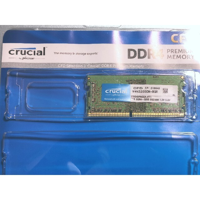 DDR4 SDRAM 25600 PC4-3200 SODIMM 未使用 ノート 1