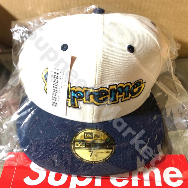 Supreme Box Logo New Era Navy 7 1/2 - キャップ